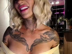 MILF Blonde fucked by Big Cock on her Big Tit