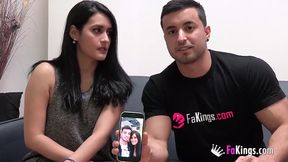 Amateur Spanish babe Bianca gets nailed in front of her boyfriend