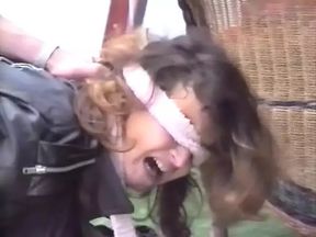 Blindfolded French chick gets fucked hard by a wild dude