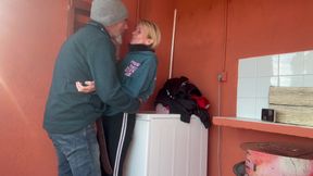 Accidental Fuck in the Laundry Room with My Little Neighbour