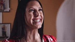 Angela White horny brunette Australian babe in erotic midnight hardcore