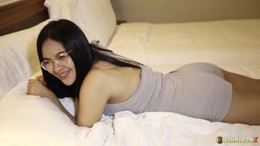 JohnTronX - Cowgirl, missionary, and doggy style with a beautiful chubby Thai babe