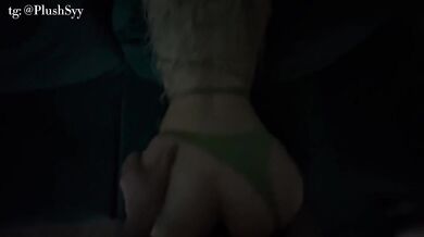 Perfect girl going to the beach but hard