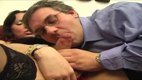 Klaus rides the cock of his disguised stepbrother