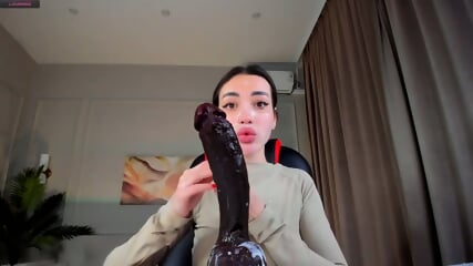 BBC Dildo Blowjob
