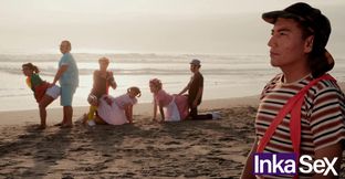 Hot Acapulco step-family tradition. Wild orgy by the beach