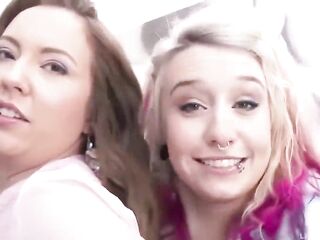 Wench on the edge of climax takes triple anal pounding whilst her taut double cunt fills with juice, acting like the majority avid and hot amateur on camera.