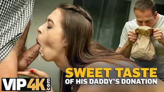 Pervy fiancee pleases her man's daddy with outdoor sex