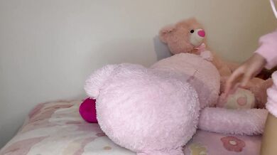 Edging lessons with your tiny bimbo stepsister