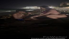 Hot wife gets hammered on the beach during vacation