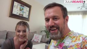 Hot Jasmine gets fucked by step dad to a massive pussy cumshot