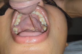 Pissing and cumming in my piss slave's deep throat