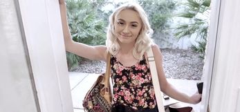 Sweet Chloe Temple Worships Stepdaddy's Cock POV