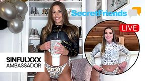 SinfulXXX Sensual Ambassador Eveline Dellai for SecretFriends