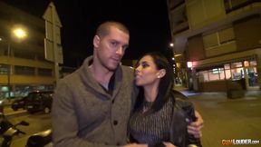 Kinky Tattooed Canela Skin - POV Street audition - hardcore with cumshot