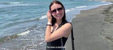 Russian Tourist's Beachside POV Adventure