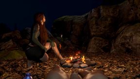 Werewolf Girl Is Riding Cock on Top - Skyrim Hentai Parody