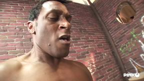 Olivia Brown takes Big Willy's monster black cock up her ass