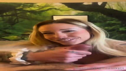 Beautiful Hotwife Giving A Sensual Handjob