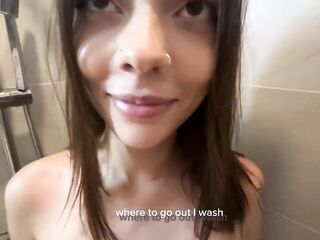 My stepsister wouldn't let me take a shower.