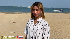 JohnTronX - POV fun with a cute amateur Asian girl that ended with a creampie