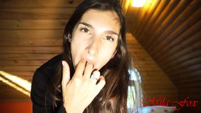 Ass to mouth. i drink cum out of my ass, big dick. Lisichka Mila Fox