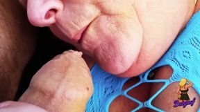 Belgian step mom with big tits fucked in doggy style, amazon, rides a cock and swallows cum