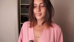 Hot First Date Fuck in the Dressing Room: Vibrating Panties Make Me Explode in Public!