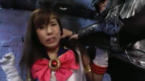 Busty Luna Aizawa Strokes Hard in Sailor Suit