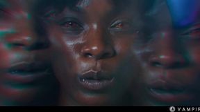 Ebony Dominatrix Controls Blonde Teens in Lesbian JOI Threesome