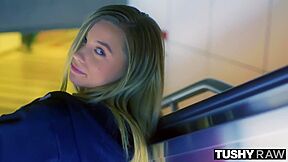 Red Dress And Butt Plug Makes Carolina Sweets Xtra Hot!