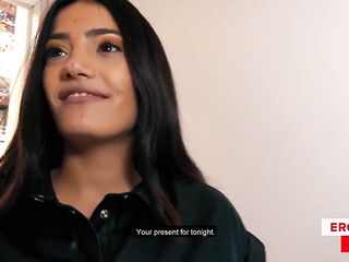 Indecent Latin Chick Penelope Cum gets screwed by her fan! (English)