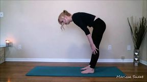 Yoga Instructor Shows off Her Form