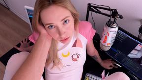 Stepsister is engaged in webcam?! I'll tell everyone about it!