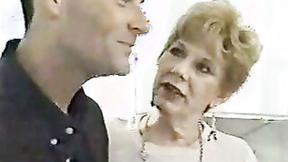 ”Old Woman Fucks Young Shaft In The Kitchen”