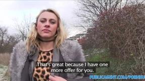 ”Big Dick Warms Wet Muff in Public”