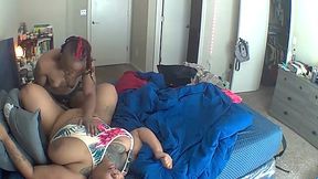 Busty BBW GF Gets Naughty on Security Cam, Fucking Like No One's Watching