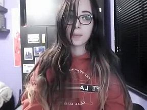 Emo Teen Show Her Big Boobs On Webcam 01