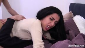 French Beurette Nadya takes a intense pounding from Arab stud