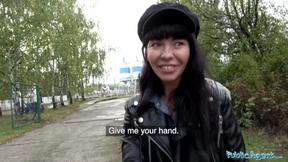 Sasha Colibri: Cum-filled Public Agent Fuck