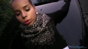 Outdoor sex with beautiful street amateur