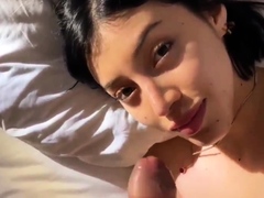 Pov homemade amateur facial cumshot and blowjob