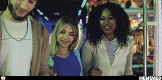 Real Life Hentai - Emma bugg is Fucked by Alien monster at an Amusement Park