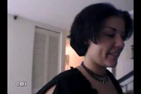 Big-boobed and big ass short hair girl gets pussy fuck in amateur video