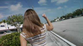 She gets a ride from a perfect stranger and she rewards him like this