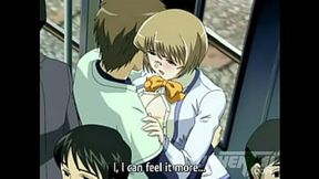 Asian step-sister touches and masturbates in public