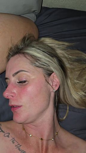 My face was literally bruised from this powerful cumshot in my face