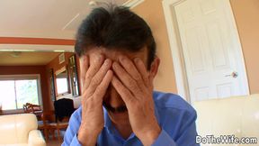 Lustful Wife Jaime Applegate Fucks in Front of Her Poor Old Cuck