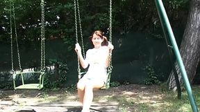 Petite brunette with perky tits takes fucked hard in doggystyle