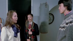 Naughty Sensei Sticks It To Pupils In Retro HD Threeway